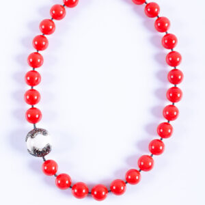 Κολιέ Coral paste & White coral